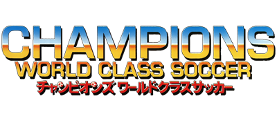 Champions World Class Soccer logo for Sega Genesis